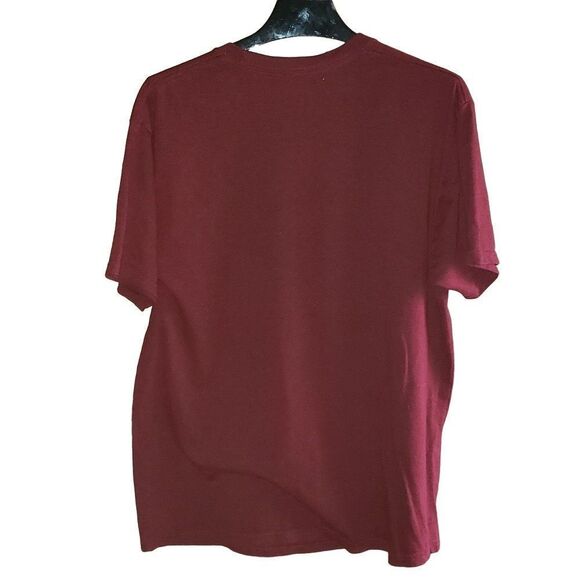 Star Wars Mens Red Heather Bounty Hunter Boba Fett Helmet Graphic Tee T-Shirt XL - Picture 3 of 8